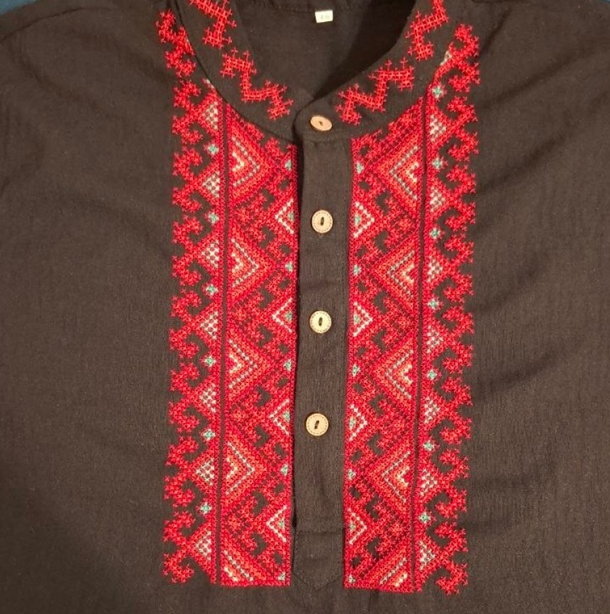 Вышивка на рубахе