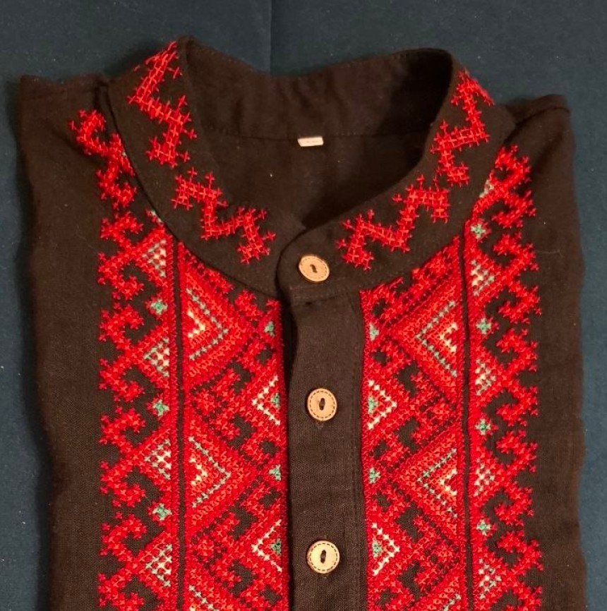 Вышивка на рубахе