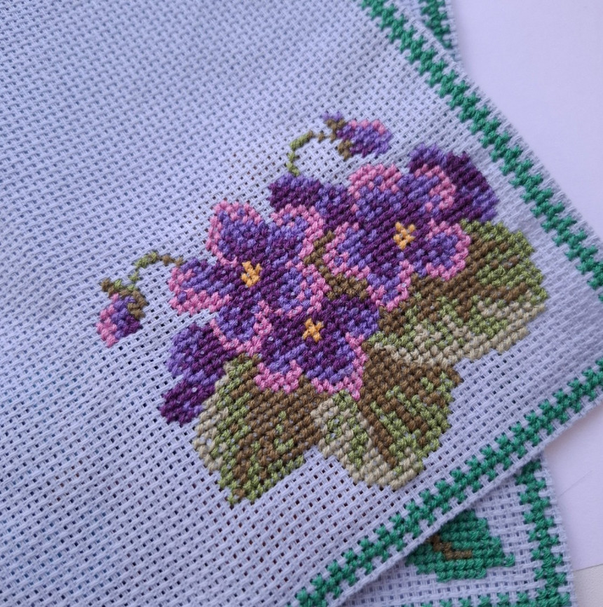 Салфетка Фиалки